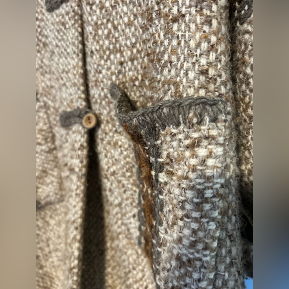 Vintage Hand woven car coat - Picture 5 of 16
